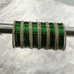 Green Glass Bangles Set (36 Bangles)