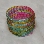 Multicolor Bangles Set (12 Pcs)