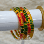 Jelly Bangles Yellow & Red
