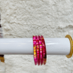 Jelly Bangles Pink Transparent