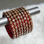 Red Designer Bangle Set (8 Pcs)