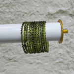 Glass Maggie Bangles Green