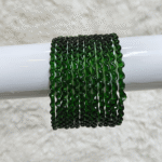 Glass Maggie Bangles Dark Green