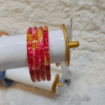 Jelly Bangles Red-Pink